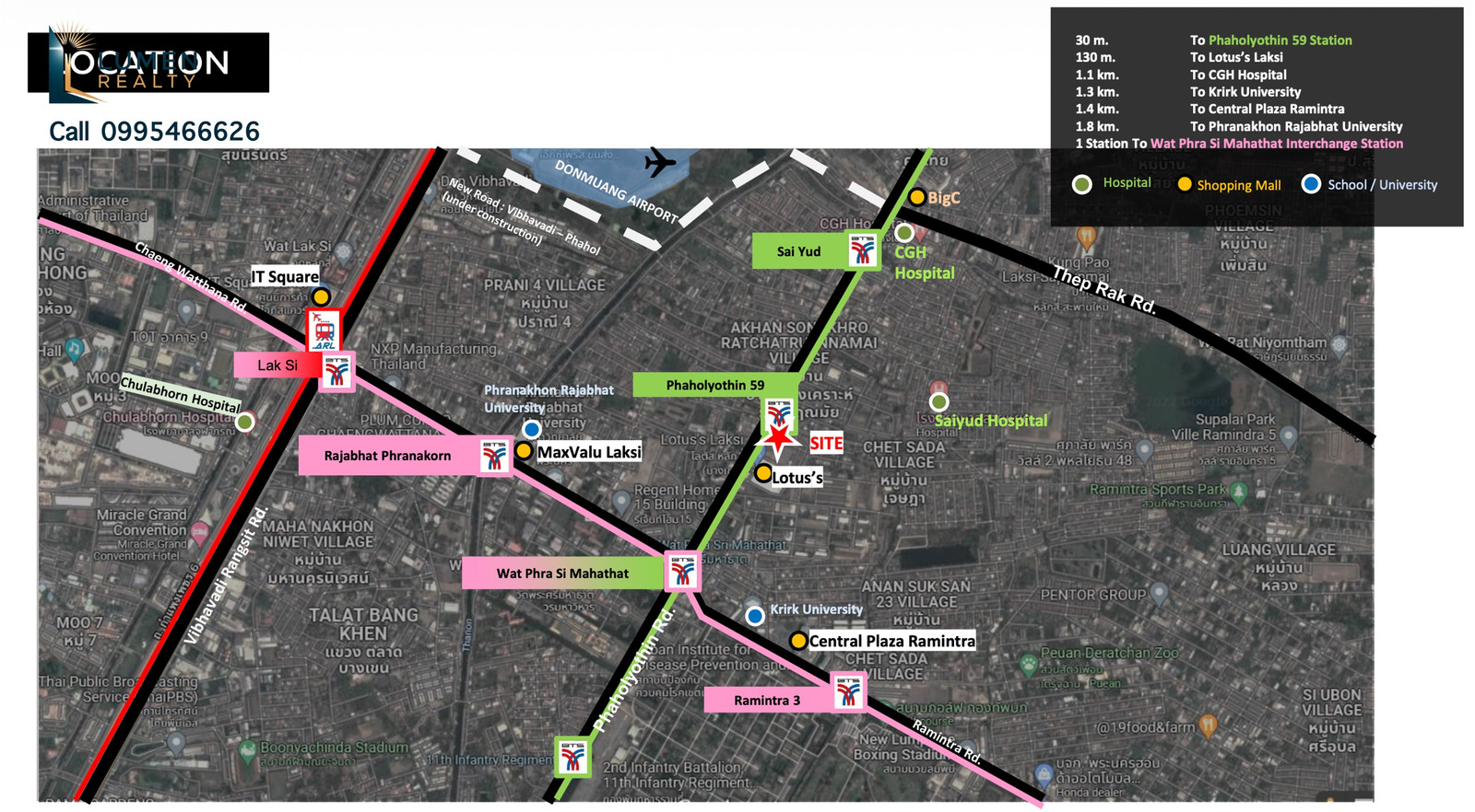 🏗️  ที่ดินทองคำติดรถไฟฟ้า: ขายที่ดินผังสีส้ม 1-0-88 ไร่ ติดสถานี BTS พหลโยธิน 59 ทำเลสร้างคอนโด/โรงแรม 🚊 – รูปที่ 4