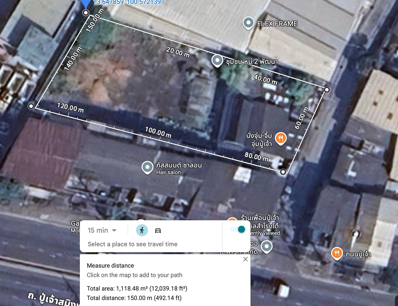 Land for sale with buildings, Soi Samrong Tai 10 – รูปที่ 2