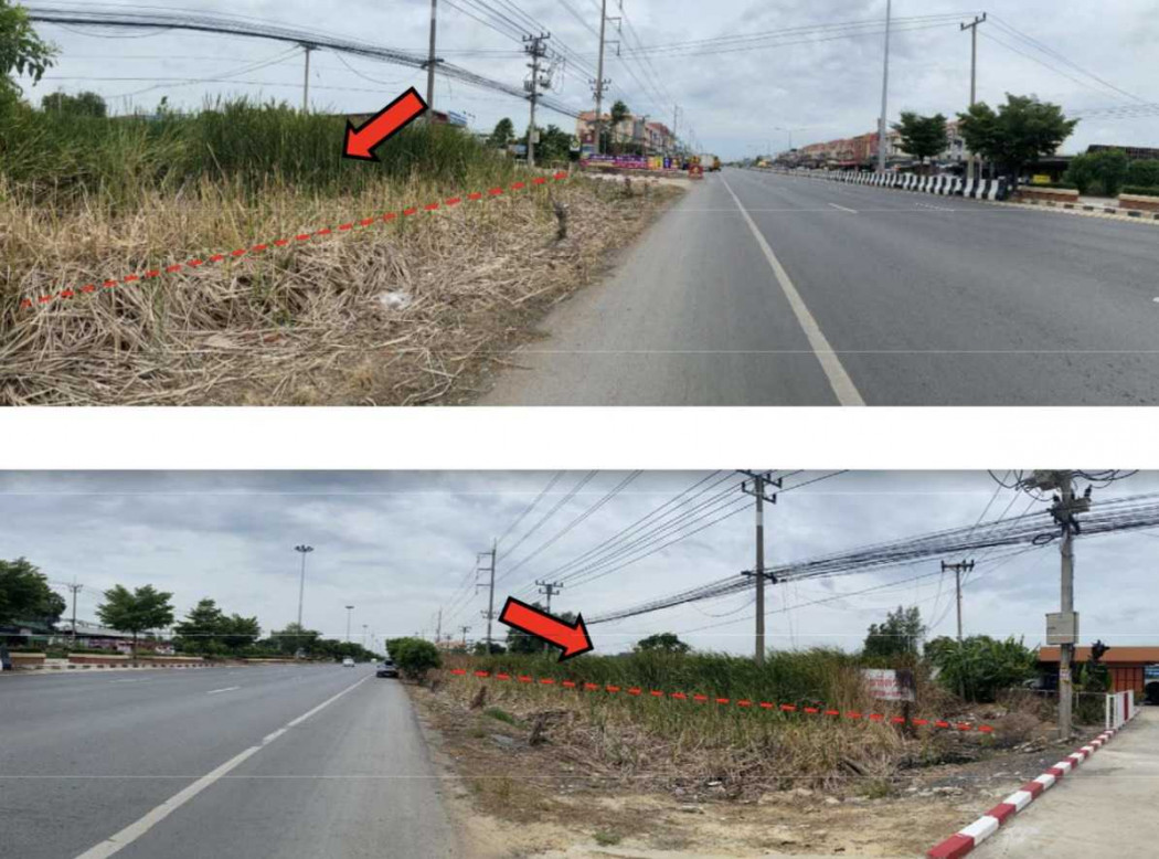ขาย ที่ดิน รูปสี่เหลี่ยมผืนผ้า หน้ากว้าง 42.00 เมตร 5 ไร่ 2 ตรว – รูปที่ 3