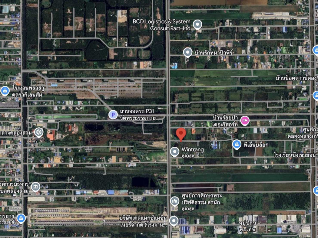 ขาย ที่ดิน ใกล้วัดพระธรรมกาย คลองสี่ อ.คลองหลวง 1 ไร่ ผังเมืองสีชมพูอ่อน – รูปที่ 4