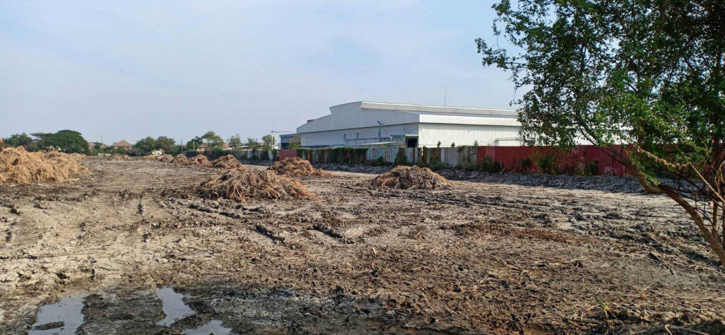 Land for sale, purple zone, suitable for factories, warehouses, or investment purposes. 16 rai, adjacent to Bangpu Industrial Estate. – รูปที่ 2