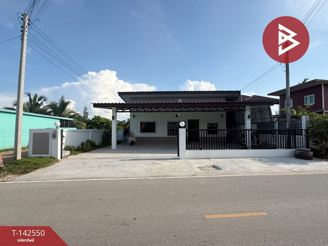 Single-storey detached house for sale, area 62.8 sq m, Rim Ping, Lamphun. Single-storey detached house for sale, area 62.8 sq m, Rim Ping, Lamphun.