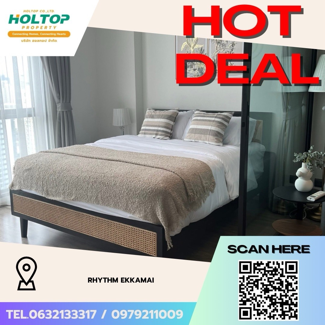#Z5770💥080669 🔥Condo for rent Rhythm Ekkamai