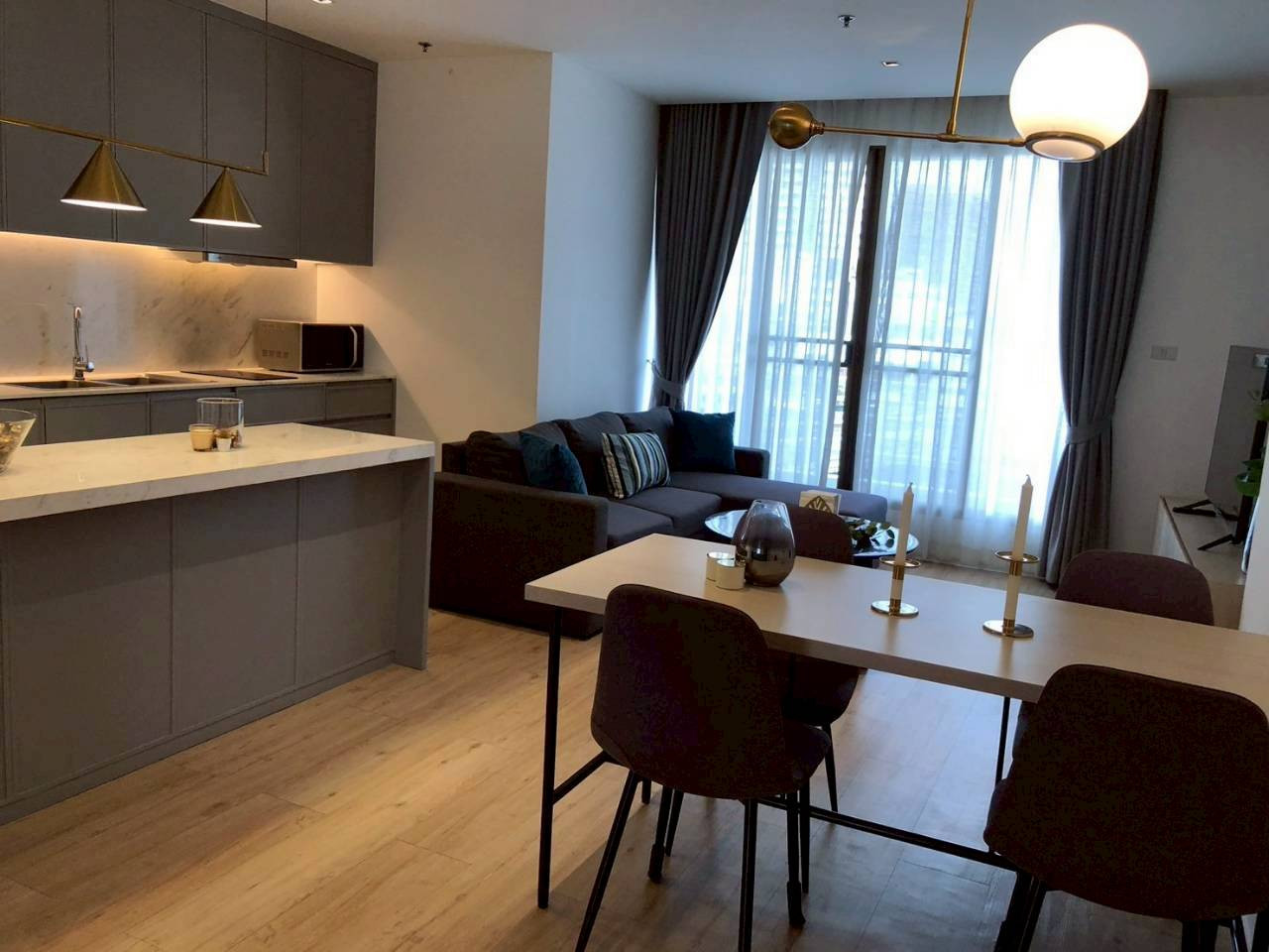 Pearl 49  Thonglor for rent 80sqm 2bed 2baths 80,000per month – รูปที่ 3