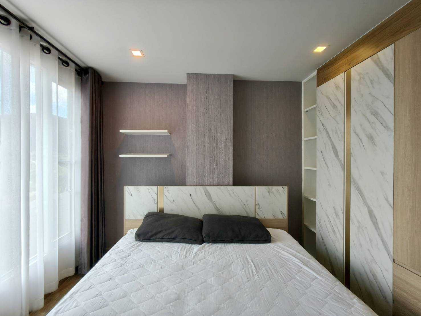 Condo ready to move in, near Naresuan University, Gate 4, convenient travel (located in the K-Hall project) – รูปที่ 2