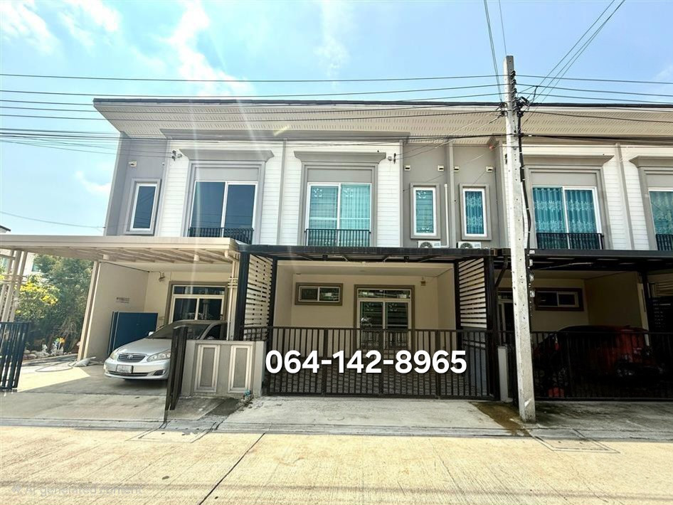 ขายบ้านเปล่าราคาถูกด่วน!!! คาซ่า ซิตี้ วัชรพล-เพิ่มสิน 2 พร้อมต่อเติมโรงจอดรถและห้องครัวมูลค่า 600,000 บาทเรียบร้อย