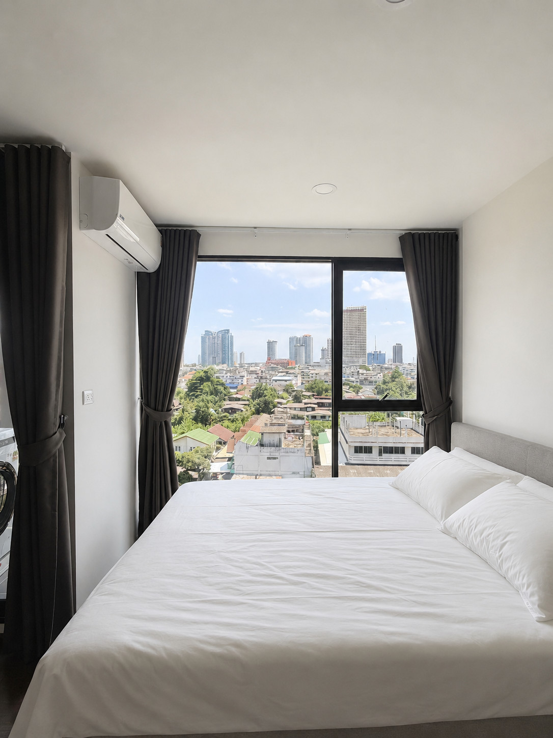New room for rent ✨Flexi sathon - charoennakon Phase 1✨ Studio 25 sq m. 13,200 baht, new room, fully furnished, ready to move in 💖RentNex By SENA – รูปที่ 4
