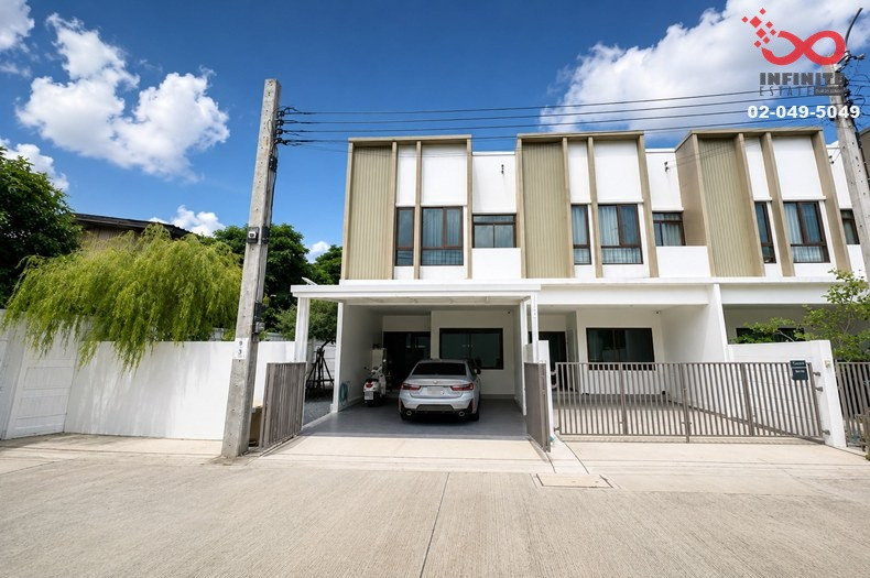 Townhome for sale, Curator Rama 5 - Ratchaphruek, Nakhon In, Bang Kruai, Nonthaburi, back corner 34 sq m. Townhome for sale, Curator Rama 5 - Ratchaphruek, Nakhon In, Bang Kruai, Nonthaburi, back corner 34 sq m.