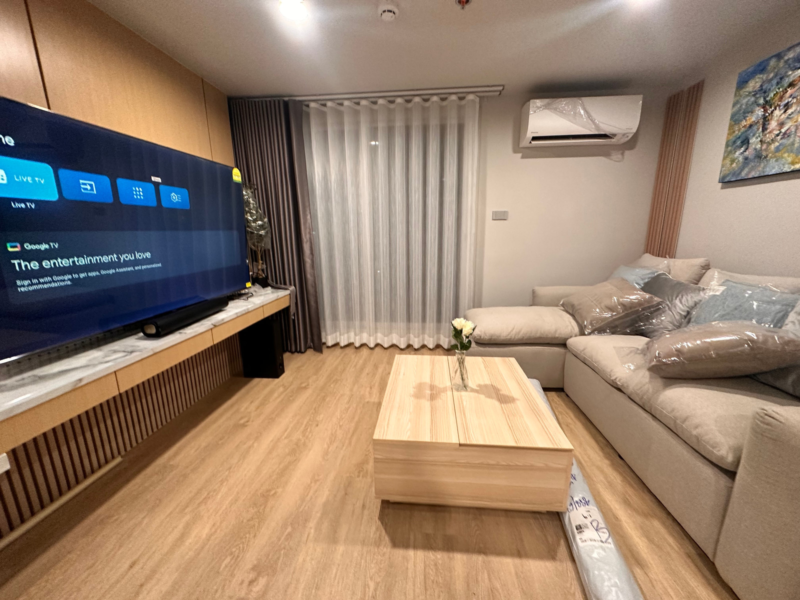 Culture chula condo.  2bed 1 bath 58ตรม ให้เช่า – รูปที่ 3