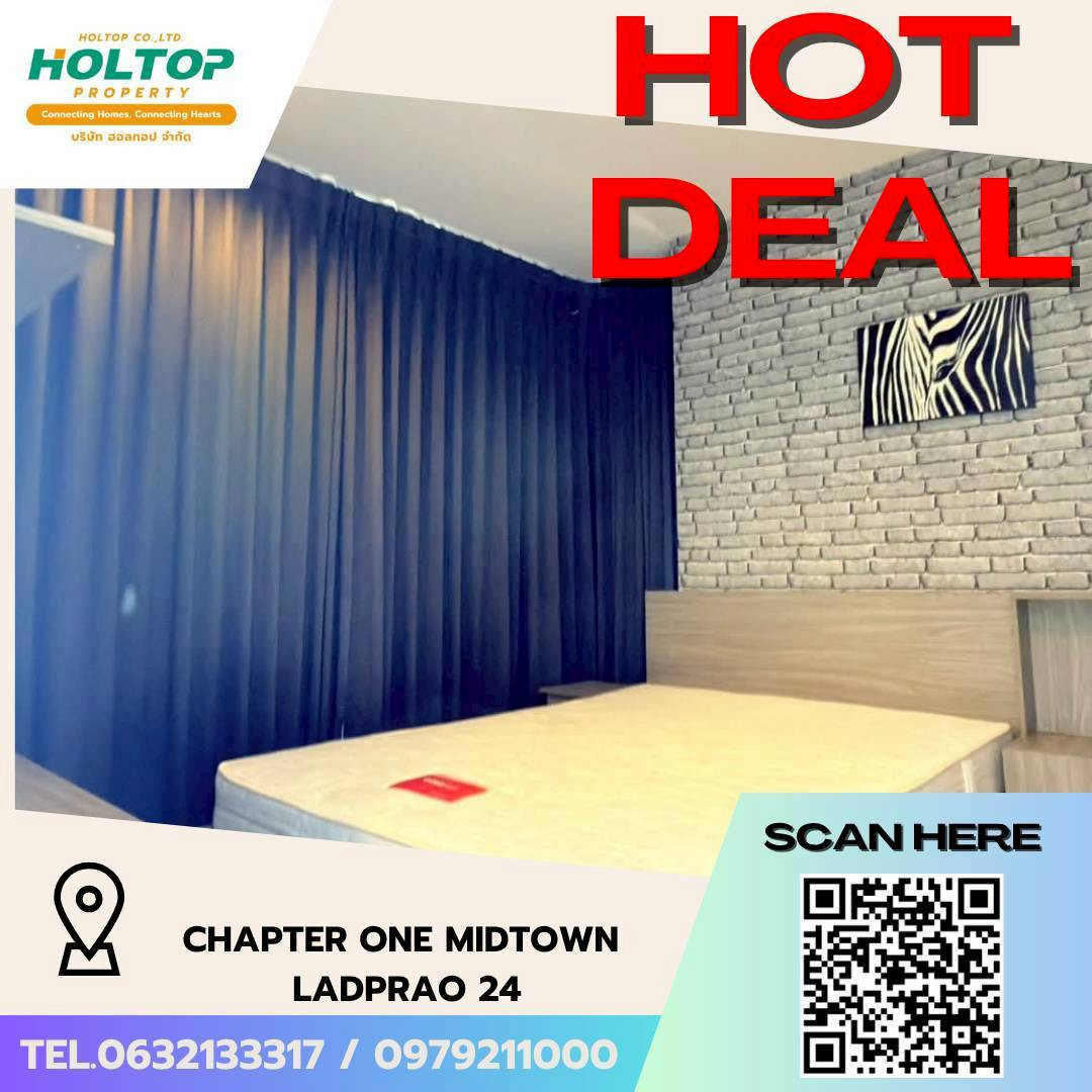 #L629🎉 290569 Condo for rent Chapter One Midtown Lat Phrao 24 (รหัสเดิมL038) #L629🎉 290569 Condo for rent Chapter One Midtown Lat Phrao 24 (รหัสเดิมL038)