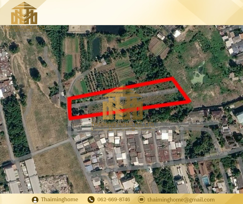 Beautiful plot of land for sale With a housing plan, potential location, Chaiyaphruek 2 area, Pattaya City, Bang Lamung District. Chonburi Province (TL07-1226)