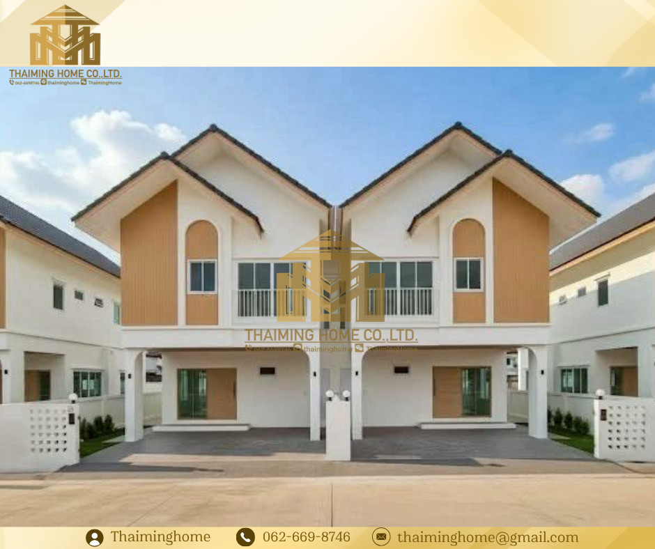 ให้เช่าบ้านเดี่ยวมินิมอล 3 ห้องนอน ในโครงการ เซนธารา ธาราศิริเชียงใหม่ (TH10-626)