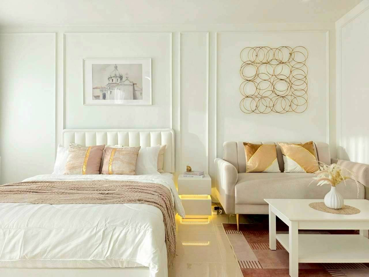 K-6938 🔥🔥 Beautiful room, newly decorated, near Suvarnabhumi Airport, Iris Avenue Lat Krabang, ready to move in.