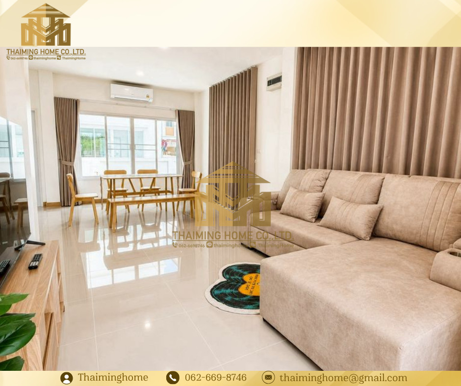 ให้เช่าบ้านเดี่ยวมินิมอล 3 ห้องนอน ในโครงการ เซนธารา ธาราศิริเชียงใหม่ (TH10-626) – รูปที่ 3