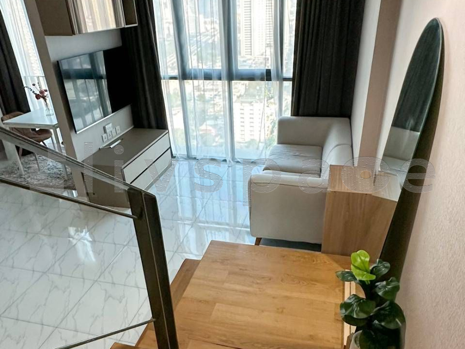 ▚ L0JC29ツ ให้เช่า Ideo Mobi Sathorn 2Bed Duplex 60ตร.ม. ห้องใหญ่ 2ชั้น แต่งสวย ราคาดีมาก ติด BTS กรุงธนบุรี 0 เมตร✨ – รูปที่ 4