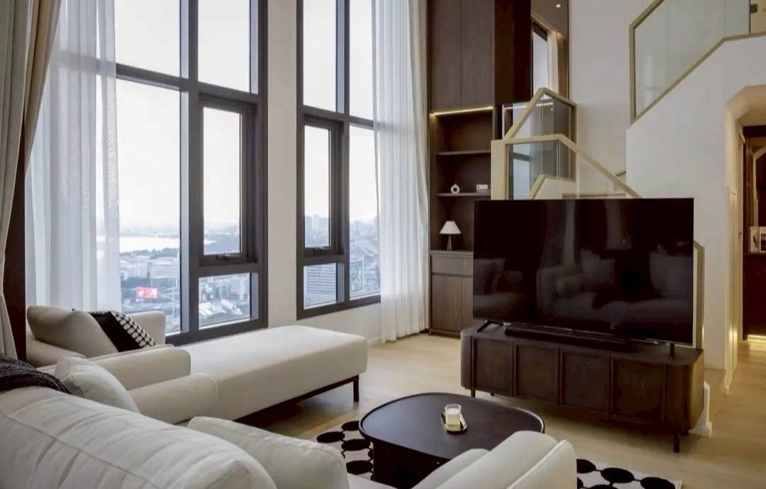 For Rent✨คอนโดหรูทำเลดี Life Rama 4 - Asoke | 3 BED | 2 BATH ห้อง Rare Layout 91 SQM. มีเพียงยูนิตเดียวในโครงการ วิวแม่น้ำเจ้าพระยา  – รูปที่ 3