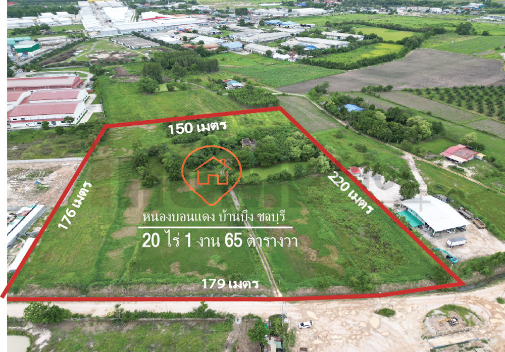 ขาย ที่ดิน บ้านบึง หนอง บอน แดง ชลบุรี(พร้อมสิ่งปลูกสร้าง) – รูปที่ 3