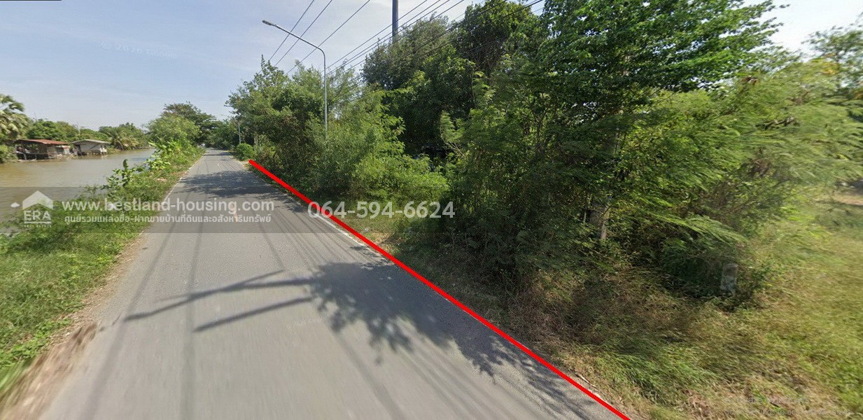 Land for sale, area 49 rai, Wang Noi area, near Chuchit Thammaram Temple. Next to Phahonyothin Road and next to a water canal. – รูปที่ 2