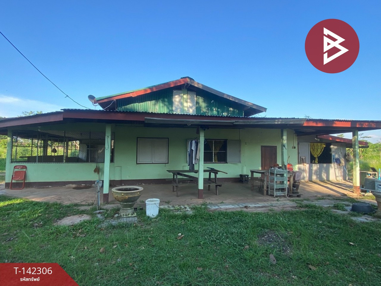 Land for sale with buildings, area 1 rai 3 ngan 59 square wa, Ban Phue District, Udon Thani Province, location next to the road. – รูปที่ 2