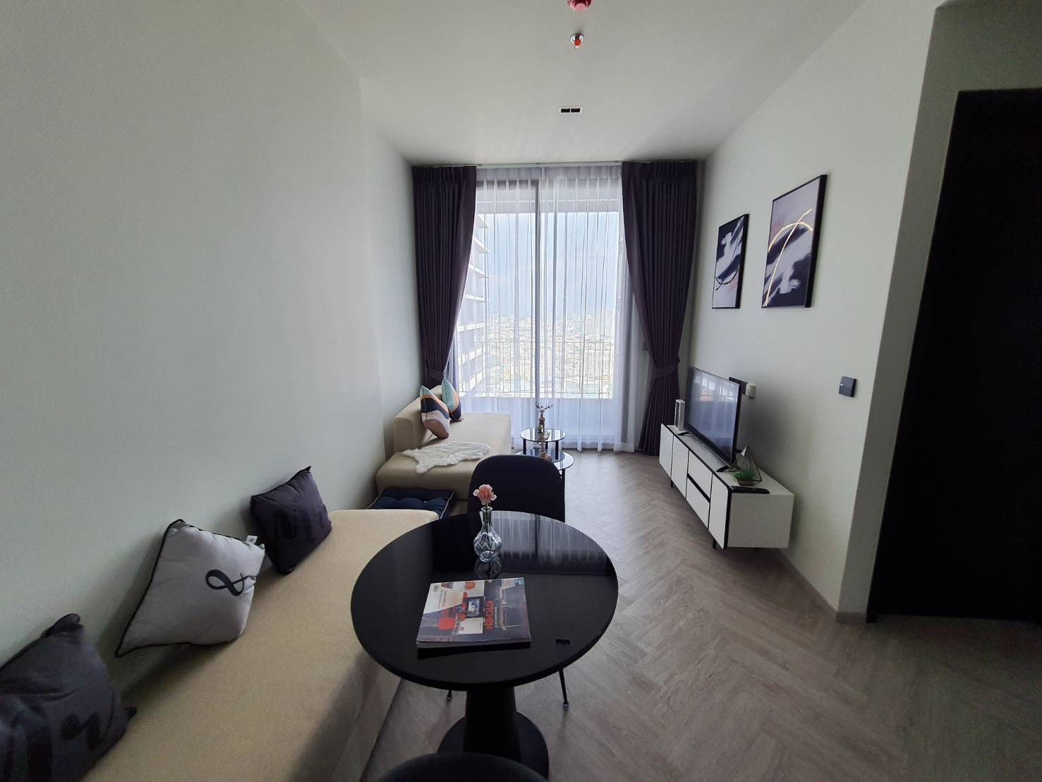 ให้เช่า Condo Chapter Charoennakhon - Riverside ชั้นสูง ห้องสวย วิวแม่น้ำ  2 ห้องนอน 1 ห้องน้ำ – รูปที่ 4