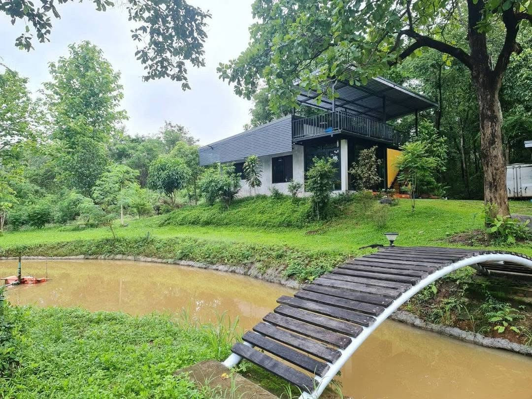 V House, vacation home style, in the On Tai area, San Kamphaeng, area 2 rai 56 square meters, there are 2 houses. – รูปที่ 2