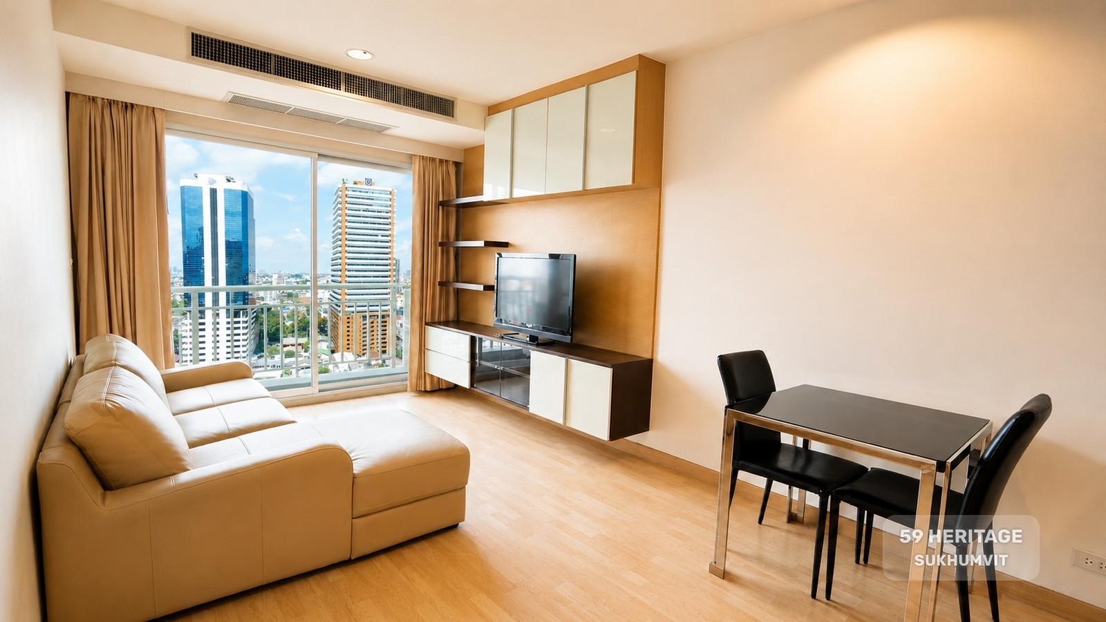 ขายคอนโดสุขุมวิท 59 ใกล้ทองหล่อ–เอกมัย 59 Heritage Sukhumvit (55.72 ตร.ม.) ใกล้ BTS ทองหล่อ ราคาขาย 6.29 ล้าน พร้อมเข้าอยู่ – รูปที่ 2