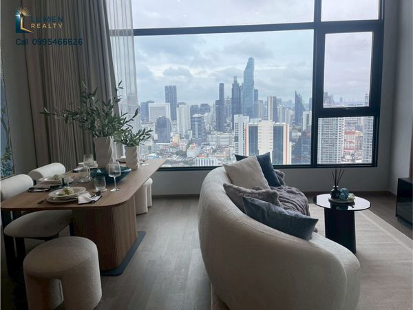 👑 ห้องสุดหรูสไตล์ Loft ชั้นสูง! ขายด่วนห้องพร้อมเข้าอยู่ 2 นอน Duo Space โครงการ Park Origin Chula-Samyan 👑