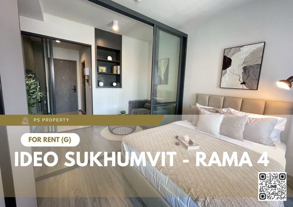 For Rent ✨ IDEO Sukhumvit - Rama 4 ✨ Fully furnished with appliances. Near BTS Phra Khanong.