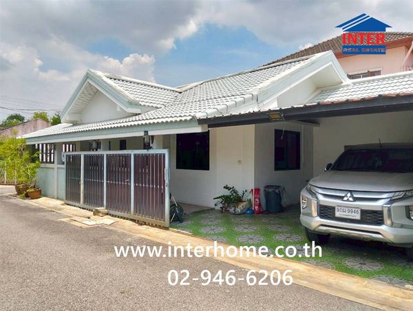 Single house, 1 floor, 39 sq m, Sanguan Phatthana Village 52. Soi Sanguan Phatthana 52 Soi Phahonyothin 52, Phahonyothin Road, Theparak Road, Sai Mai District, Bangkok
