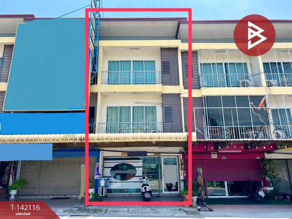 Commercial building for sale, 3 floors, area 18.3 sq m, Nong Mai Daeng, Chonburi.