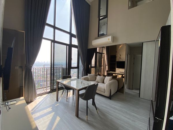For rent The Line Sukhumvit 101 | Duplex 2 bedrooms, 35th+ floor, size 60.97 sq m., beautiful view | 50,000 baht/month near #BTS Punnawithi 250 m., #bts Bang Chak