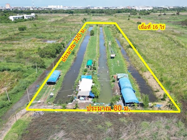  ขายที่ดินทำเลศักยภาพ บางนา-ตราด กม.26 ผังสีส้ม แปลงสวย  เหมาะลงทุนและพัฒนาโครงการ