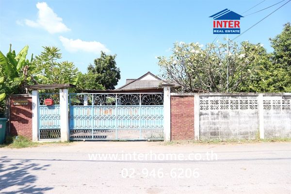 Land + house, 1 floor, 193 sq m. Land + house near Wat Khu Bon. Near Fashion Island Mall, Khubon Intersection, Soi Khubon 31, Intersection 2, Ramindra Road, Khubon Road, Khan Na Yao District, Bangkok