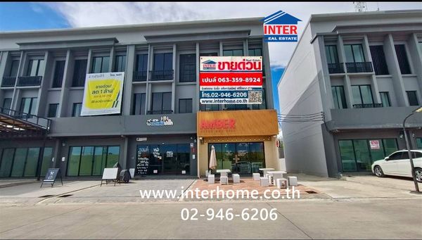 อาคารพาณิชย์ 3 ชั้น 28 ตร.ว. หมู่บ้านสิริอเวนิว บางนา3 ใกล้ตลาดเสริมสุขบางบ่อ ถนนรัตนราช ถนนบางนา-ตราด บางบ่อ สมุทรปราการ