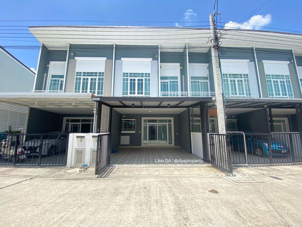 ขายทาวน์โฮม 2 ชั้น หมู่บ้าน Q District Westgate ซอยจันทร์ทองเอี่ยม ใกล้เซ็นทรัลเวสต์เกต ต่อเติมครบพร้อมอยู่
