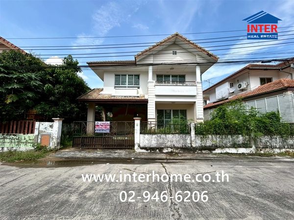 บ้านเดี่ยว 2 ชั้น 52.2 ตร.ว. หมู่บ้านออคิดธนพูนทรัพย์ ถนนบางนา-ตราด บางเสาธง สมุทรปราการ