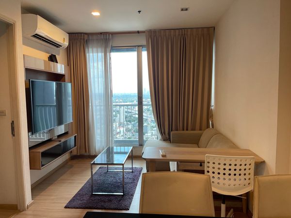 Rhythm Sukhumvit 50, best price, very good location, near BTS On Nut and Lotus On Nut, high floor, open view, very beautiful.