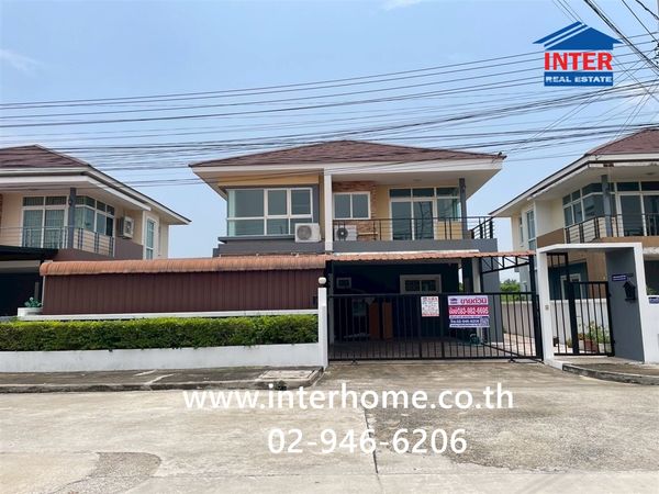 บ้านเดี่ยว 2 ชั้น 100 ตร.ว. หมู่บ้านศิรินรัตน์ ซอยหทัยราษฎร์37 ซอยหทัยราษฎร์37 ใกล้โรงเรียนนานาชาติเกวลี ถนนหทัยราษฎร์37 ถนนสุวินทวงศ์ เขตคลองสามวา กรุงเทพมหานคร