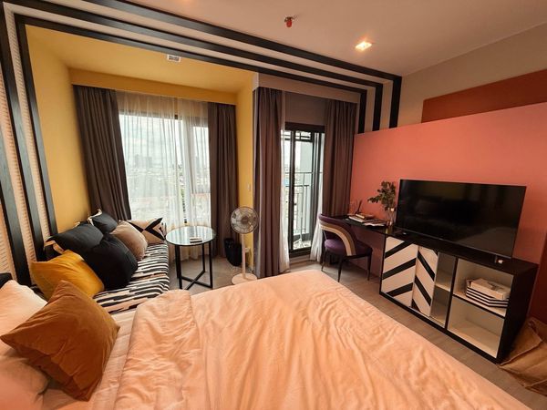 LHC-0410 ให้เช่า Life Sathorn Sierra 🛌 Studio 28.5ตร.ม.  🚇ใกล้ BTS ตลาดพลู