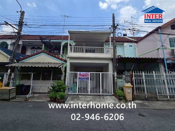 Townhouse, 2 floors, 16 sq m, Supreme Military District Village. Soi Ramintra 46, Intersection 3, Ramintra Road 46/1 Nawamin Road 163, Khan Na Yao District, Bangkok