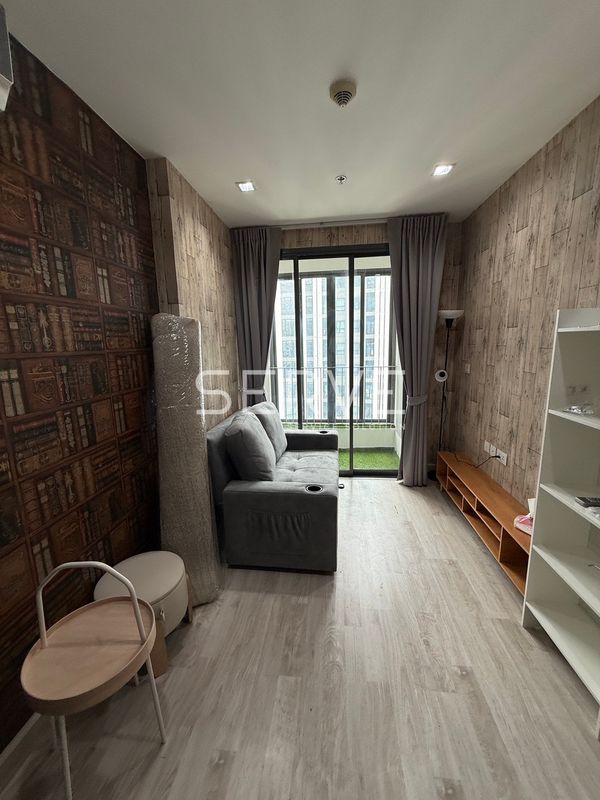  1 Bed Large Room High Fl. 25+ City view Fully furnished Good Location Close to MRT Phra Ram 9 @   Ideo Mobi Rama 9 