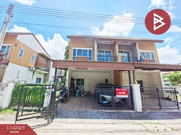 2-story semi-detached house for sale, Thada Town Aura Village, Chonburi.