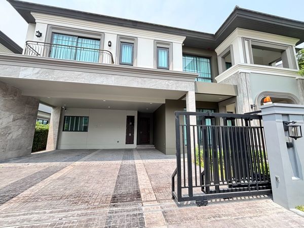 ราคาดีที่สุดในโครงการ 🏡 ขาย / ให้เช่า บ้านหรู Grand Bangkok Boulevard กรุงเทพกรีฑาบ้านเดี่ยว Luxury ขนาดใหญ่ พร้อมอยู่ บนทำเลศักยภาพกรุงเทพกรีฑา