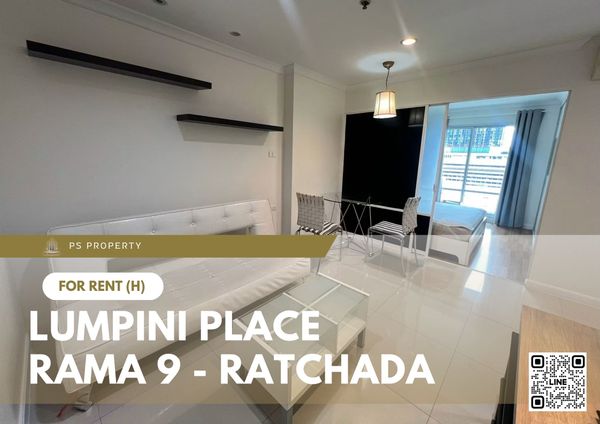 ให้เช่า 📍 Lumpini Place Rama 9 - Ratchada 📍 เฟอร์นิเจอร์ และ เครื่องใช้ไฟฟ้าครบ ใกล้ MRT พระราม 9