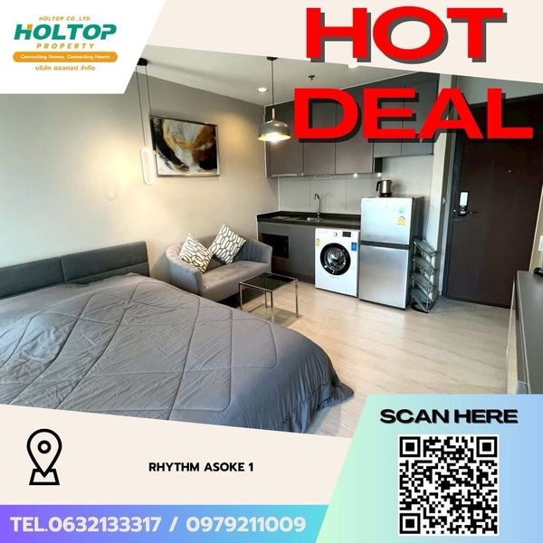 #Z5691💥020669 🔥Condo for rent Rhythm Asoke 1 (original code Z4950)
