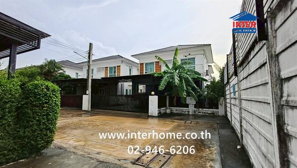 2-story detached house, 44.8 sq m, The Cluster Ville Village 4, Ratchaphruek Road, Bang Kruai-Jong Thanom Road, Bang Kruai, Nonthaburi.