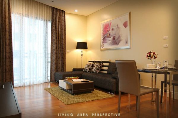 Condo for rent Bright Sukhumvit 24, extra large size 67 sq m, 1 bedroom, spacious space. Location in the heart of Phrom Phong