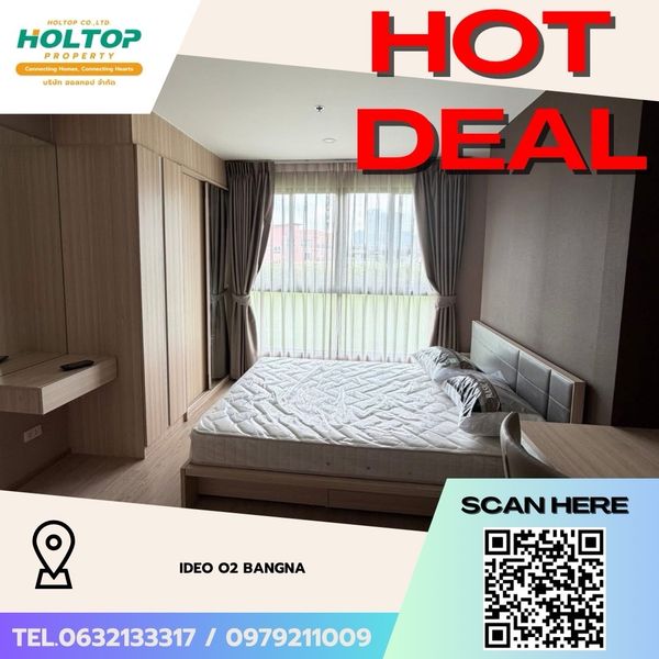 #Z5702💥020669 🔥Condo for rent Ideo O2 Bangna