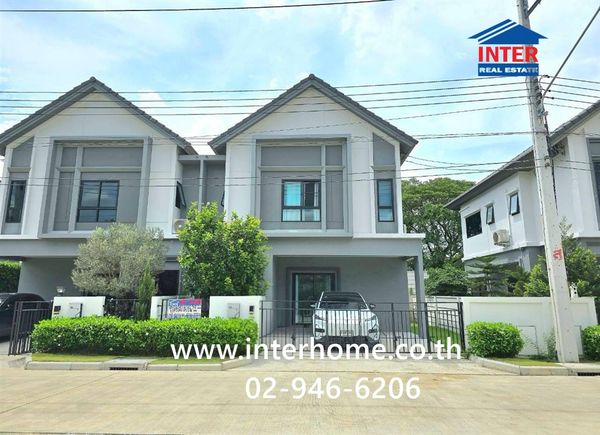บ้านเเฝด 2 ชั้น 36 ตร.ว. หมู่บ้านบริทาเนีย ราชพฤกษ์-กาญจนาภิเษก ใกล้ตรอ.วัชรวี เซอร์วิส ซอยวัดท่าเกวียน ถนนราชพฤกษ์ ถนนซอยวัดท่าเกวียน ลาดหลุมแก้ว ปทุมธานี