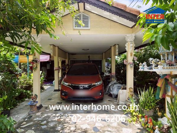 2-story detached house, 75 sq m, Muang Thong Niwet Village 1. Near Muang Thong Thani, Soi Pingkhanakhon 2, Soi Chaengwattana 14, Chaengwattana Road, Vibhavadi Rangsit Road, Bang Khen District, Bangkok